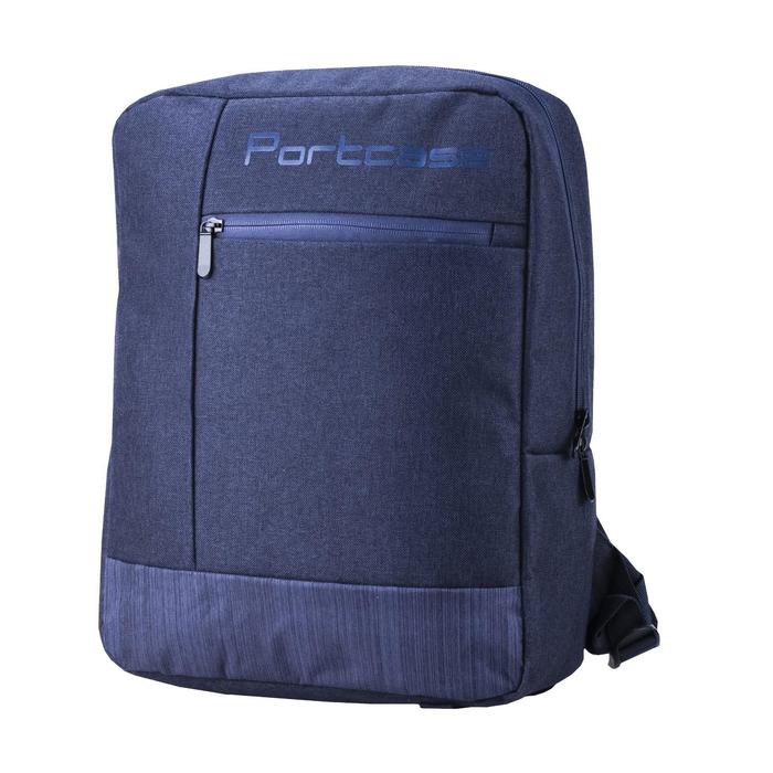 Рюкзак, отдел на молнии, крепление на чемодан, цвет синий - Фото 1