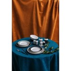 Салатник Доляна «Марокко», 600 мл, d=15.5 см, фарфор, чёрный - Фото 4