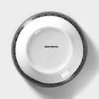 Салатник Доляна «Марокко», 600 мл, d=15.5 см, фарфор, чёрный - Фото 8