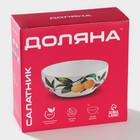 Салатник фарфоровый Доляна «Мрамор», 600 мл, d=15.5 см - Фото 7