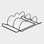 Держатель для бутылок Доляна, подвесной, металл, 32.5×31.5×13 см, чёрный - Фото 6