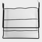 Держатель для бутылок Доляна, подвесной, металл, 32.5×31.5×13 см, чёрный - Фото 7