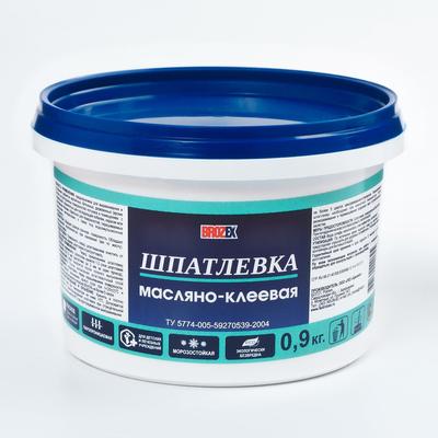Шпатлевка масляно-клеевая "БРОЗЭКС" 0,9 кг