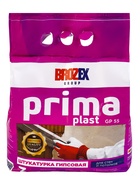 Смесь штукатурная Brozex Прима Пласт GP55 ГИПСОВАЯ 3,0 кг - фото 42242062