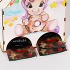 Чайный домик на два ряда "Единорог с пончиком" 15,5×9,6×20 см  (артикул 7356662)  большой выбор товаров оптом и в розницу по низким ценам с доставкой