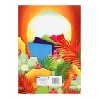 Бумага цветная А4, 10 листов, 10 цветов, мелованная, в папке 7403740