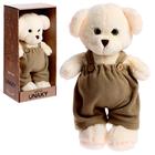 Мягкая игрушка «Медведь Аха во флисовом комбинезоне хаки», 33 см - фото 318618057