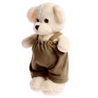 Мягкая игрушка «Медведь Аха», во флисовом комбинезоне хаки, 33 см - фото 24662110