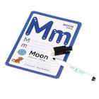 Развивающий набор пиши-стирай «Учимся писать. Letters», 15 карт - фото 21361204