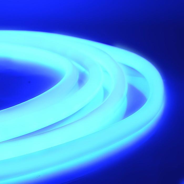 Светодиодная лента для сауны Apeyron Electrics 5 м, IP68, SMD2835, 120 LED/м, 14.4 Вт/м, 24 В, свечение синее - Фото 1