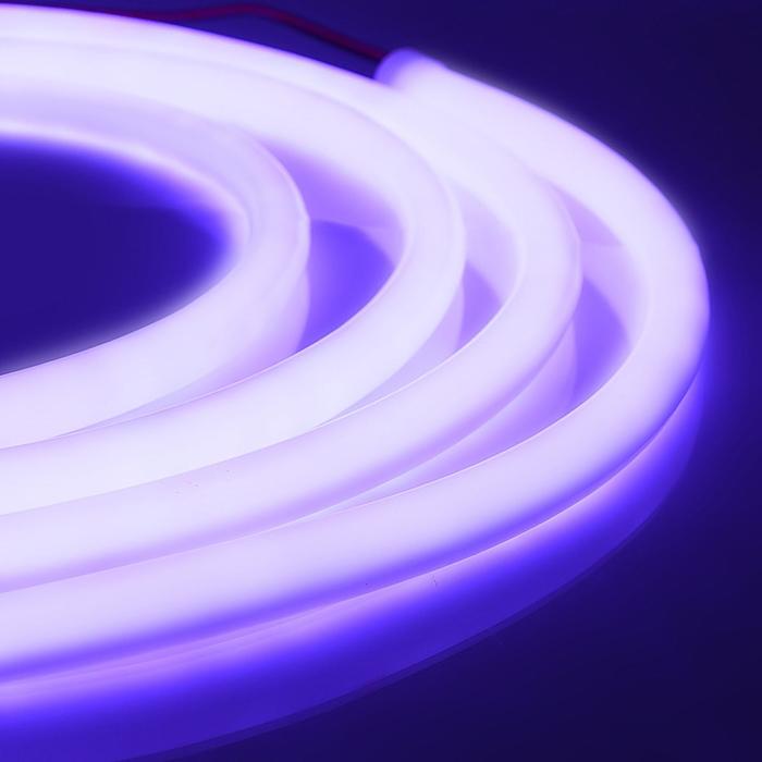 Светодиодная лента для сауны Apeyron Electrics 5 м, IP68, SMD2835, 120 LED/м, 14.4 Вт/м, 24 В, свечение фиолетовое - Фото 1