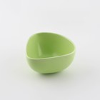 Соусник керамический нестандартной формы «Зелёная», 9 х 9 см, 170 мл, цвет зелёный - фото 24422890