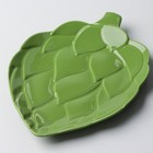 Тарелка керамическая «Артишоки», зелёная, 20 х 17 см, цвет зелёный - Фото 2