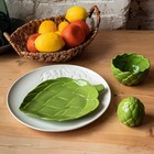 Тарелка керамическая «Артишоки», зелёная, 20 х 17 см, цвет зелёный - Фото 11