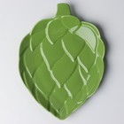 Тарелка керамическая «Артишоки», зелёная, 20 х 17 см, цвет зелёный - Фото 3