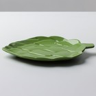 Тарелка керамическая «Артишоки», зелёная, 20 х 17 см, цвет зелёный - Фото 4