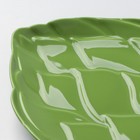 Тарелка керамическая «Артишоки», зелёная, 20 х 17 см, цвет зелёный - Фото 5