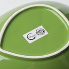 Салатник керамический «Артишок», зелёная, 20 х 17 см, 600 мл, цвет зелёный - фото 4333560