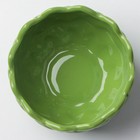 Соусник керамический «Артишок», 10 см, 250 мл, цвет зелёный - фото 4333569