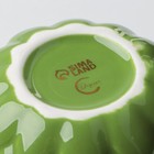 Соусник керамический «Артишок», 10 см, 250 мл, цвет зелёный - фото 9858462