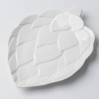 Блюдо керамическое для подачи «Артишоки», белая, 20 х 17 см, цвет белый - Фото 2