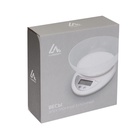 Весы кухонные Luazon LVK-706, электронные, с чашей, до 5 кг, белые - Фото 14