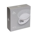 Весы кухонные Luazon LVK-706, электронные, с чашей, до 5 кг, белые - Фото 11