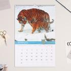 Календарь перекидной на ригеле "Символ года" с наклейками, 30 х 45 см, 2022 год - Фото 2