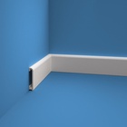 Плинтус пластиковый ударопрочный белый 80х16х2000мм 7403141