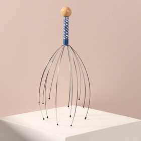 Массажёр «Дзен» для головы, 25 × 6 × 6 см, цвет МИКС