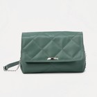 Сумка-мессенджер на молнии, цвет зелёный - Фото 1