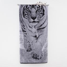 Полотенце махровое "Тигр" 70х140 см, хлопок 100%