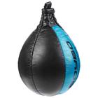 Груша пневматическая BoyBo, кожа, р. 3, цвет чёрный/голубой - Фото 2