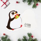 Открытка под конфету «Волшебного Нового года» пингвин, 6 х 7 см, Новый год - фото 321302374