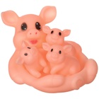 Набор резиновых игрушек для ванны «Мыльница: Свинка», с пищалкой, 4 шт, Крошка Я - фото 320891714