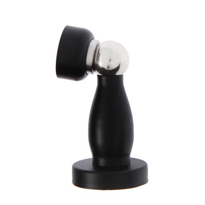 Упор дверной LOCKLAND, магнитный, цвет черный, 91×167 мм