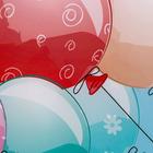 Фотофон виниловый «Зайки с морковкой на машинке» 120×80 см - фото 67171784