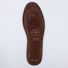 Стельки для обуви, универсальные, дышащие, р-р RU до 45 (р-р Пр-ля до 47), 28,5 см, пара, цвет бежевый - Фото 6
