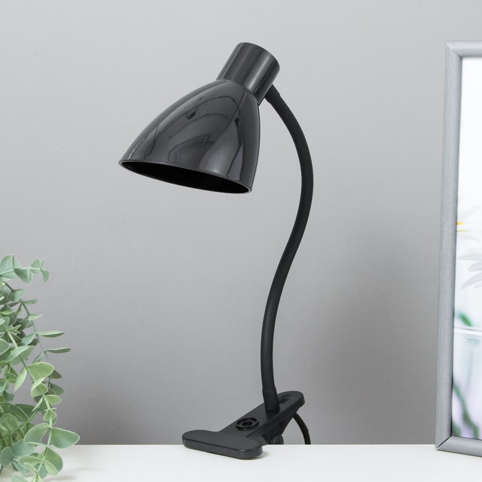 Настольная лампа 16700/1BK Е27 15Вт черный RISALUX - Фото 1