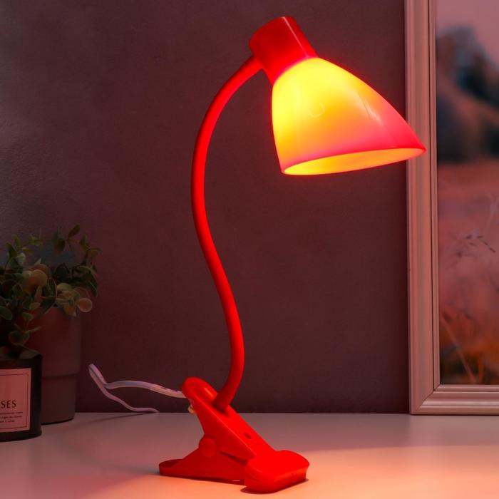 Настольная лампа 16700/1RD Е27 15Вт красный RISALUX - фото 1910229206