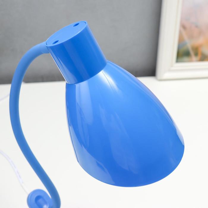 Настольная лампа 16700/1BL Е27 15Вт синий RISALUX - фото 1910229218