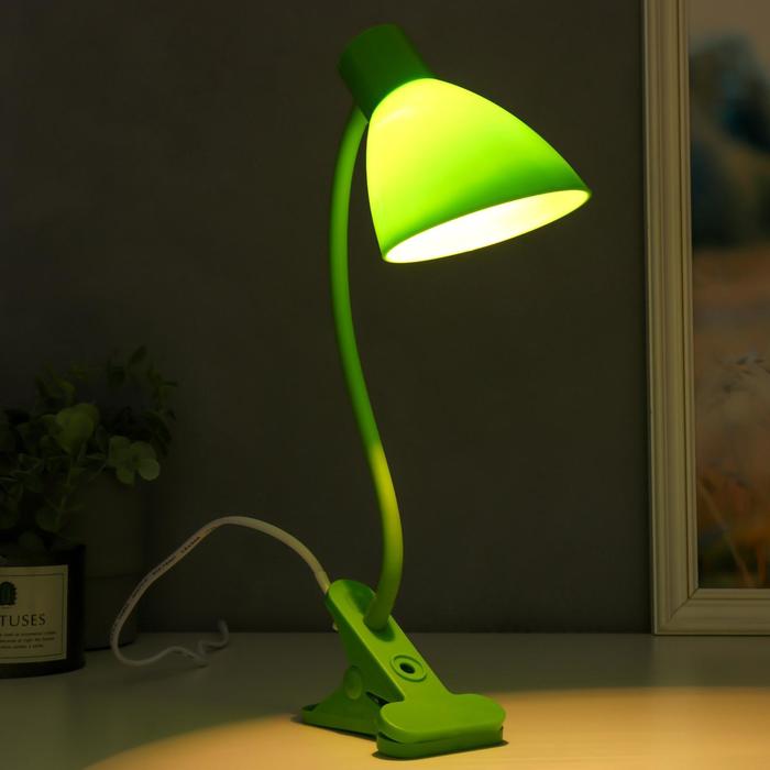 Настольная лампа 16700/1GR Е27 15Вт зеленый RISALUX - фото 1910229225