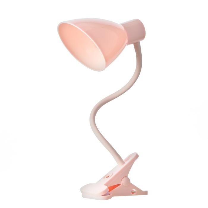Настольная лампа 16700/1PK Е27 15Вт нежно-розовый RISALUX - фото 1910229240