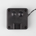 УЦЕНКА Гирлянда «Нить», 4.5 м, уличная, с насадками «Роза», IP44, 30 LED, 2 режима, солнечная батарея, тёмная нить, свечение красное - Фото 8