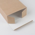 Коробка подарочная складная крафтовая, упаковка, 16 х 23 х 7,5 см - Фото 5