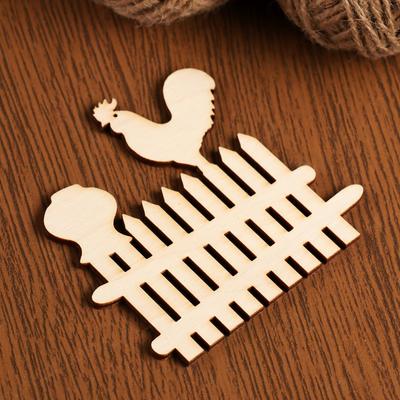 Сувенир "Забор с петухом"