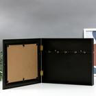 Ключница настенная «Цветы на книге», панно декоративное, венге, 26.5×31.5×4.5 см 7405711