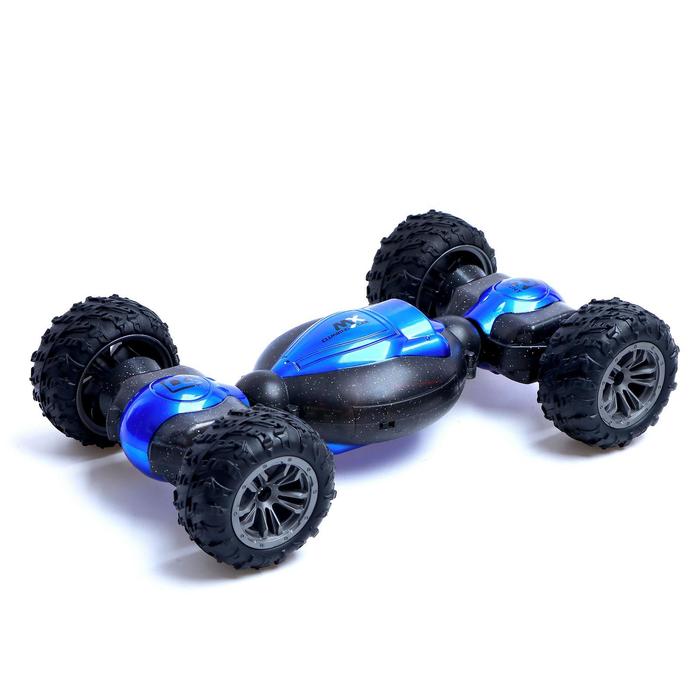 Перевёртыш Hyper, полный привод, работает от аккумулятора, цвет синий 51054