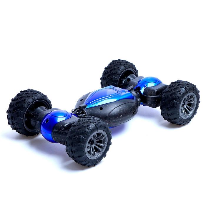 Перевёртыш Hyper, полный привод, работает от аккумулятора, цвет синий 51054