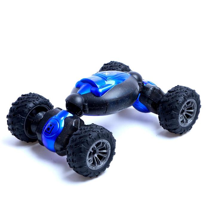 Перевёртыш Hyper, полный привод, работает от аккумулятора, цвет синий 51054